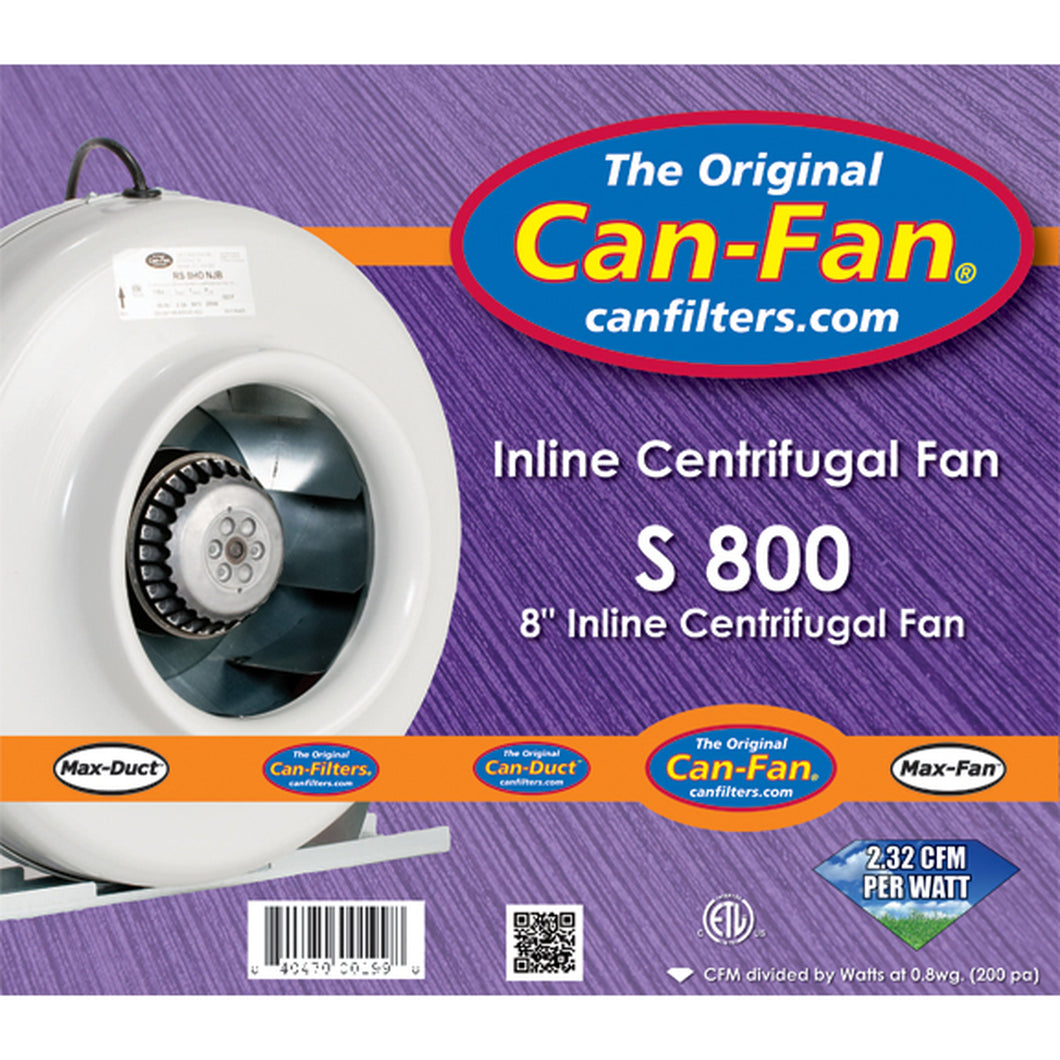 Can Fan S Series 800 Inline 8