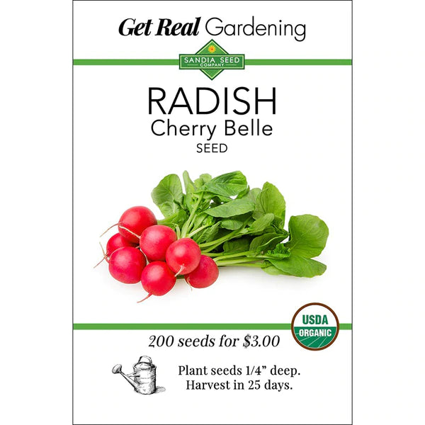 Radish - Cherry Belle Seeds - Organic