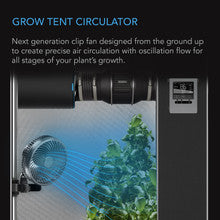 Load image into Gallery viewer, AC Infinity Cloudray S6 Grow Tent Clip Fan 6&quot; with 10 Speeds, EC-Motor, Auto Oscillation
