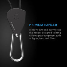 Load image into Gallery viewer, Ac Infinity Heavy Duty Adjustable Rope Clip Hanger, Two Pairs