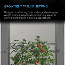 Load image into Gallery viewer, AC Infinity Grow Tent Trellis Netting, Flexible Elastic Cords, 4x4'