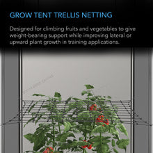 Load image into Gallery viewer, AC Infinity Grow Tent Trellis Netting, Flexible Elastic Cords 3x3 ft coverage
