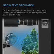 Load image into Gallery viewer, AC Infinity CLOUDRAY A6, Grow Tent Clip Fan 6" with 10 Speeds, EC-Motor, Manual Swivel