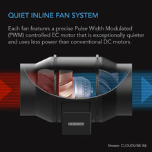 Load image into Gallery viewer, AC Infinity Air Filtration Kit 4" Inline Fan With Speed Controller, Carbon Filter & Ducting Combo