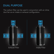 Load image into Gallery viewer, AC Infinity Duct Carbon Filter XL Australian Charcoal 6 Inch