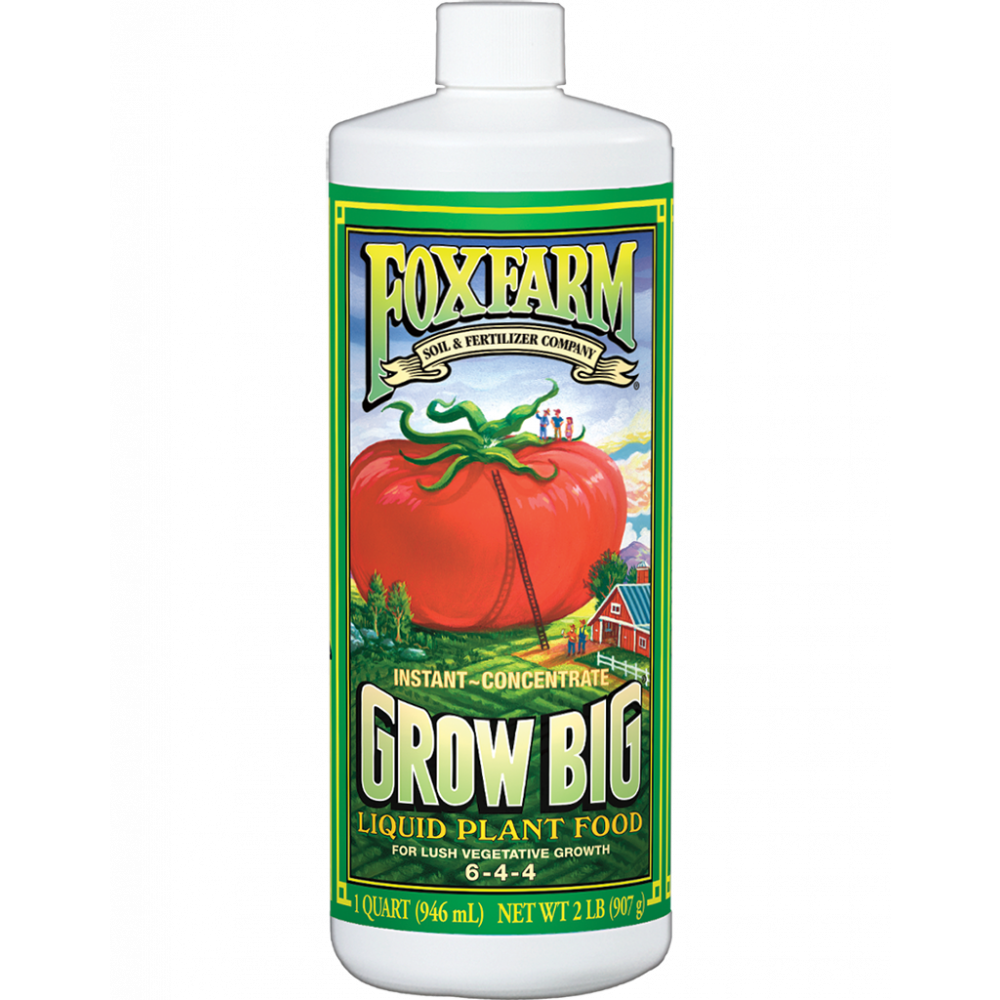 FoxFarm Grow Big; Liquid Concentrate, 1 qt