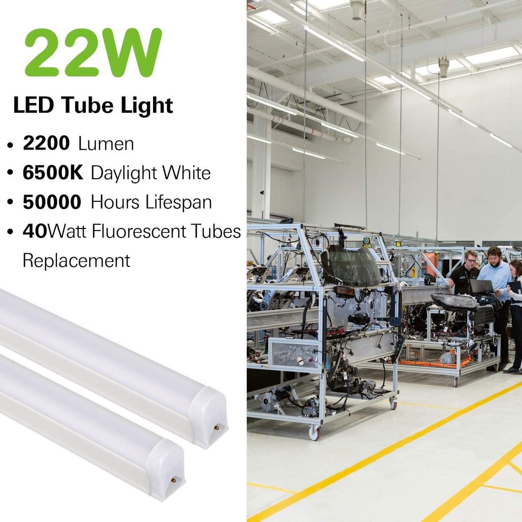 LED Shop Light 4FT, T5 Integrated Single Fixture