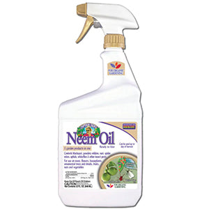 Neem Oil Fungicide, Miticide & Insecticide RTU - 1 qt