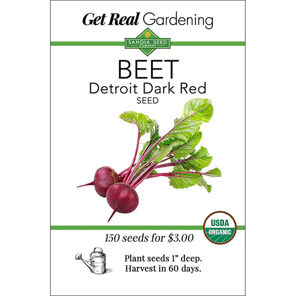 Beet - Detroit Dark Red Seeds - Organic