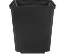 Load image into Gallery viewer, Hydrofarm 3.5   Square Deep Pot with tag slot, black, Case of 832
