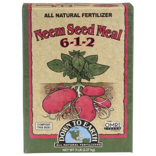 Down To Earth Neem Seed Meal - 5 lb (6/Cs)
