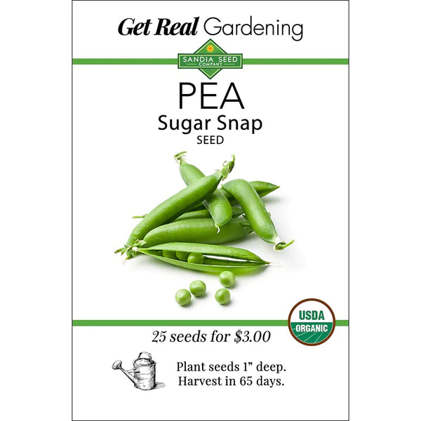 Pea - Sugar Snap Seeds - Organic
