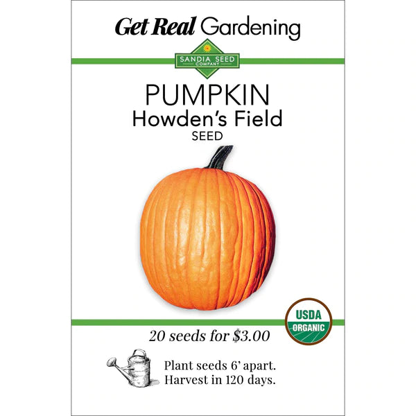 Pumpkin Howden's Field Seeds - Organic