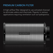 Load image into Gallery viewer, AC Infinity Duct Carbon Filter, Australian Charcoal 6 Inch
