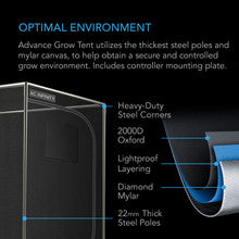 Load image into Gallery viewer, AC Infinity Advanced Grow Tent System 48&quot; x 48&quot; x 80&quot;
