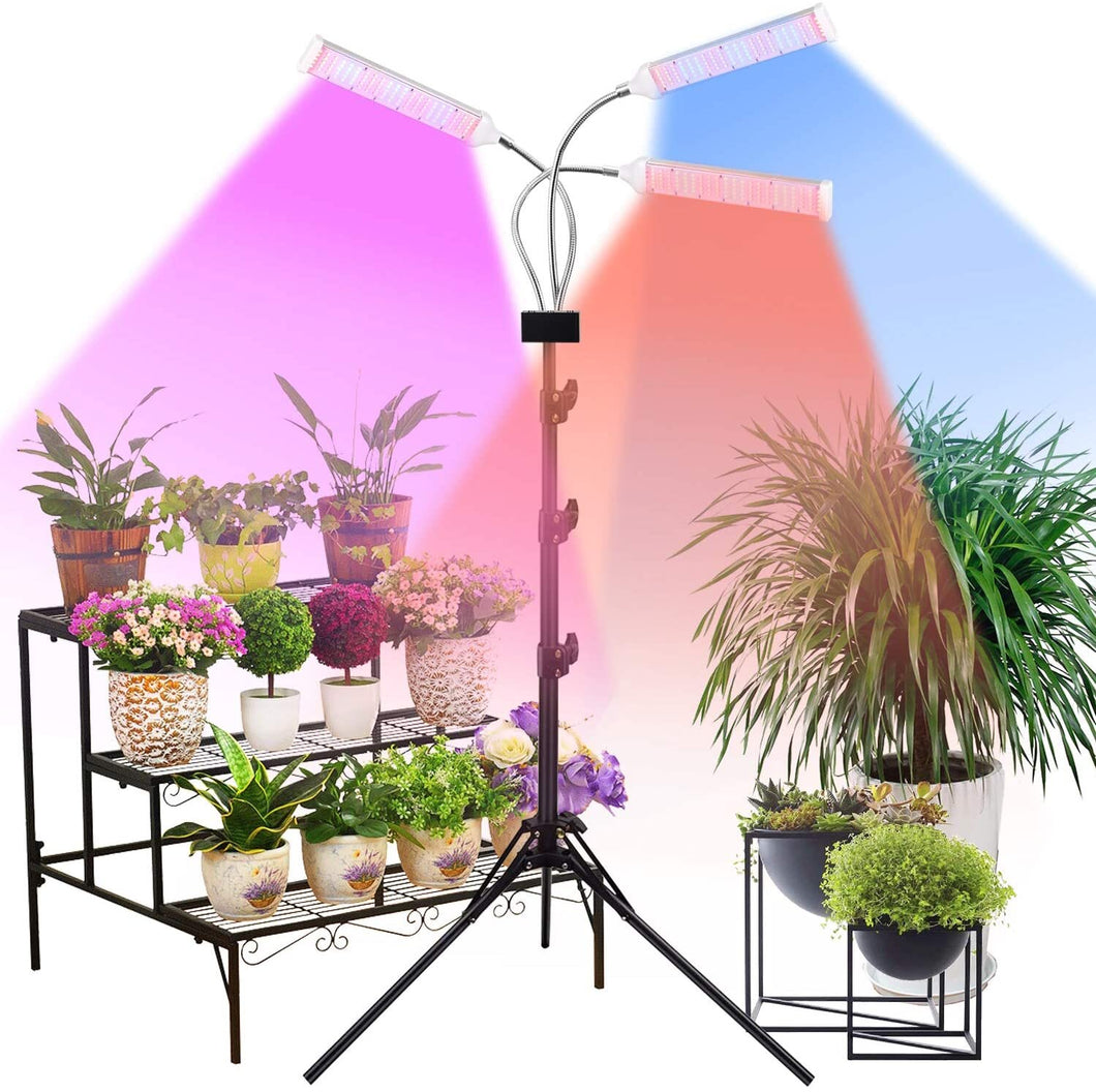 Emiral Plant Light for Indoor Plants with Stand, 315LEDs 150W Full Spectrum